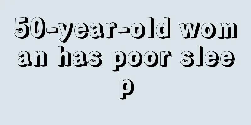 50-year-old woman has poor sleep