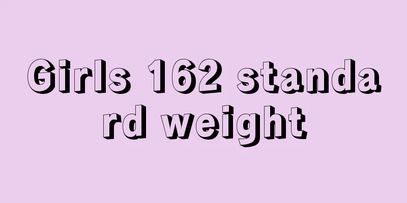 Girls 162 standard weight