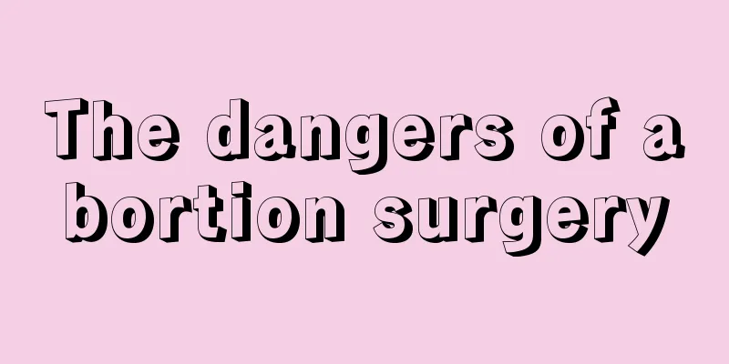 The dangers of abortion surgery