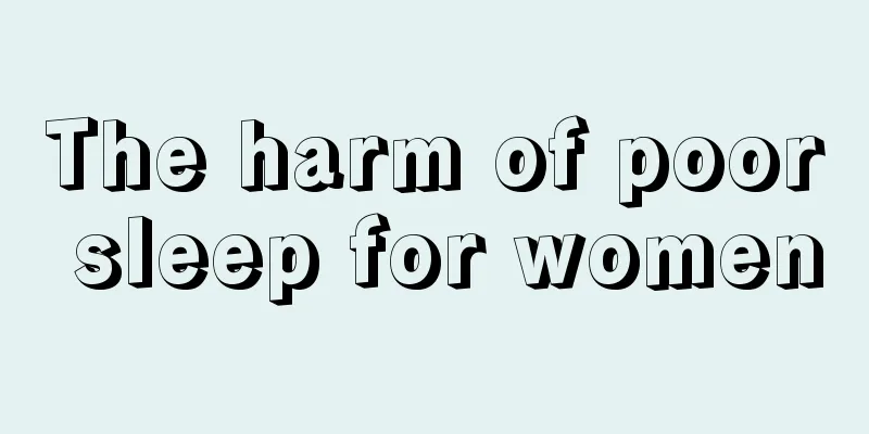 The harm of poor sleep for women