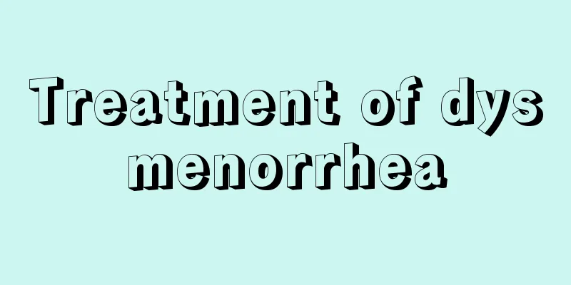 Treatment of dysmenorrhea