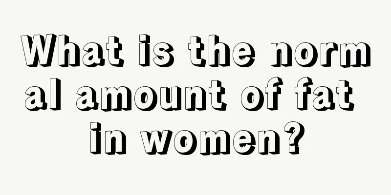 What is the normal amount of fat in women?