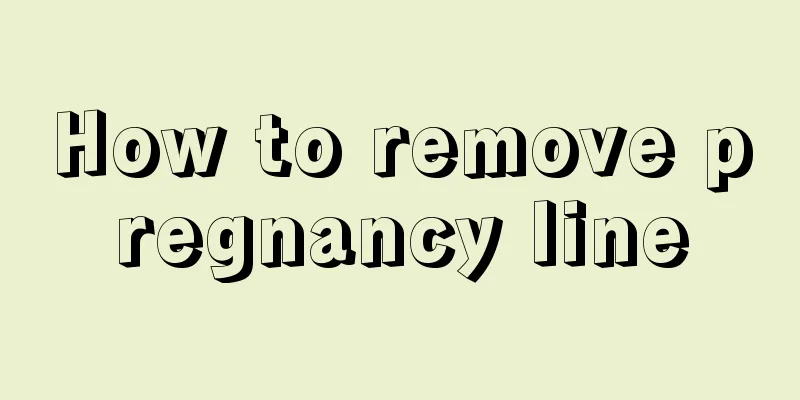 How to remove pregnancy line