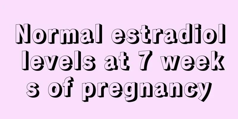 Normal estradiol levels at 7 weeks of pregnancy