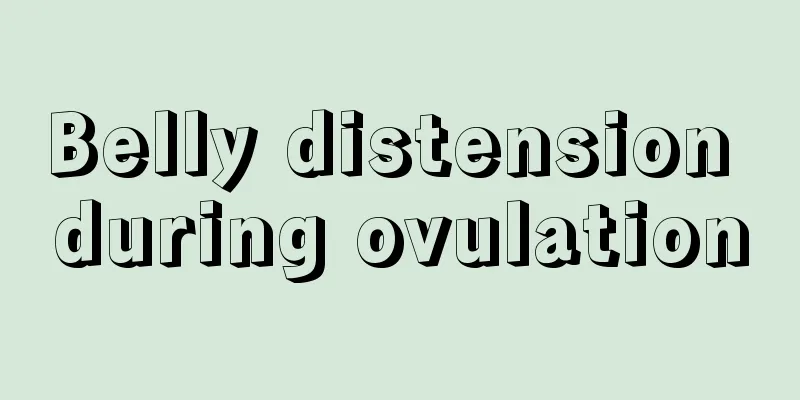 Belly distension during ovulation