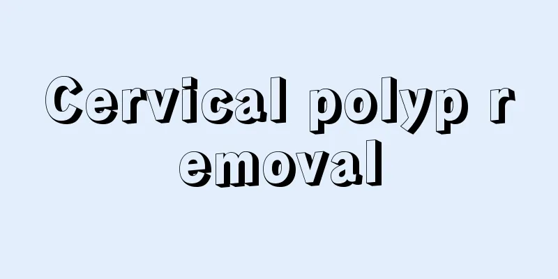 Cervical polyp removal