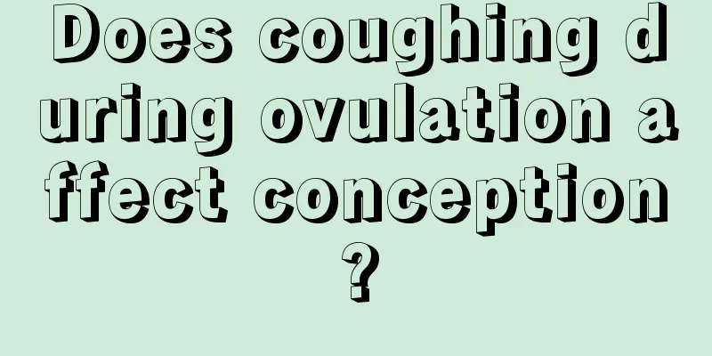 Does coughing during ovulation affect conception?