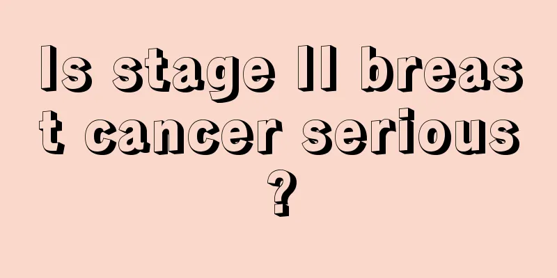 Is stage II breast cancer serious?