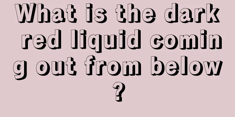 What is the dark red liquid coming out from below?