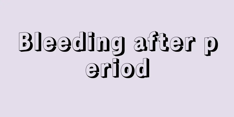 Bleeding after period