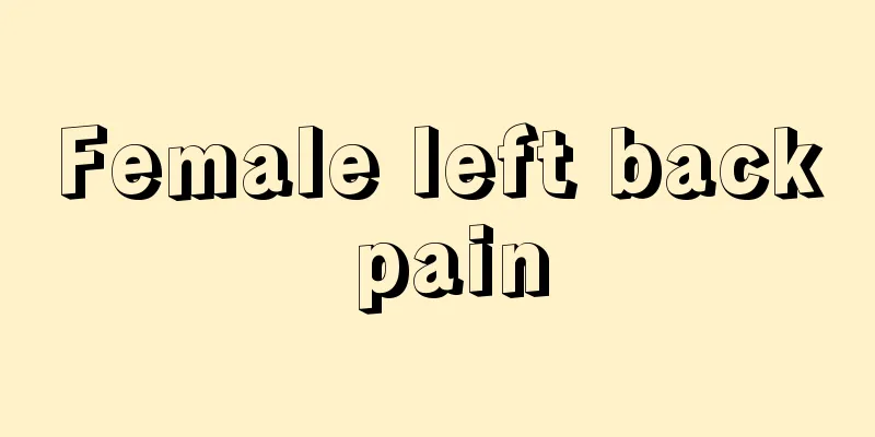 Female left back pain