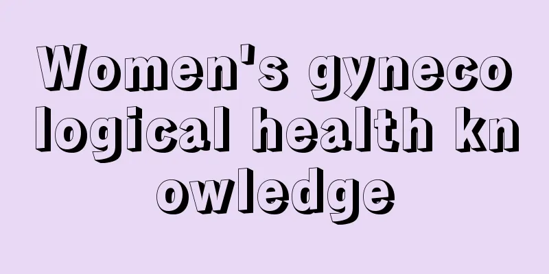 Women's gynecological health knowledge