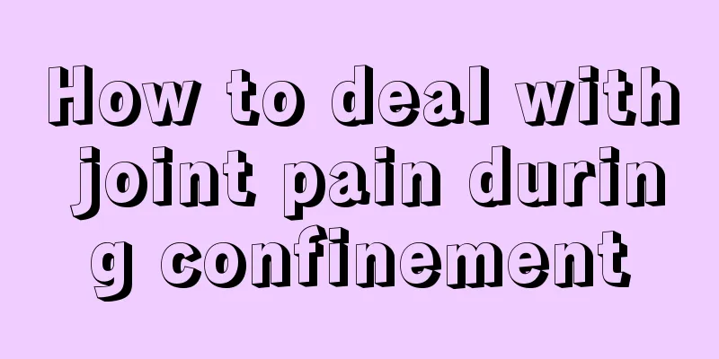 How to deal with joint pain during confinement