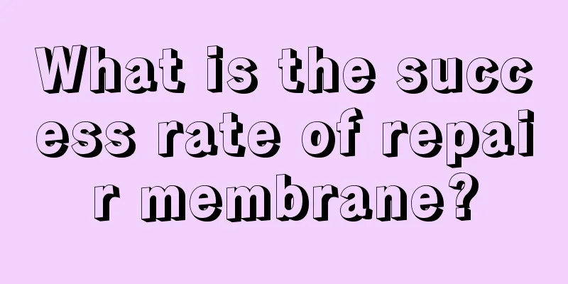 What is the success rate of repair membrane?