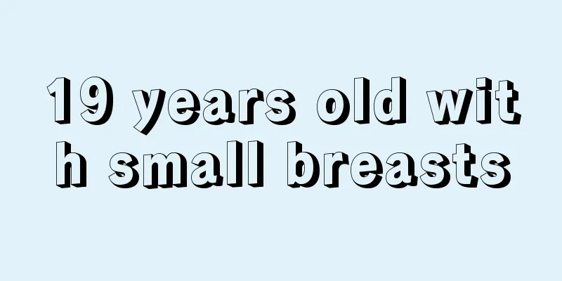 19 years old with small breasts