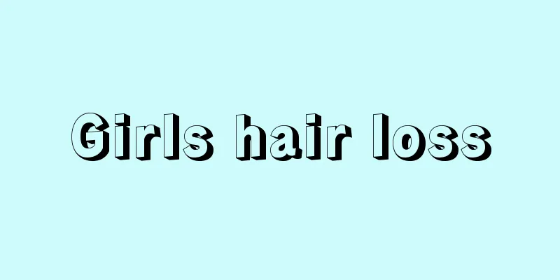 Girls hair loss