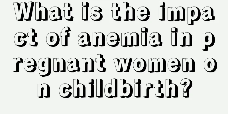 What is the impact of anemia in pregnant women on childbirth?