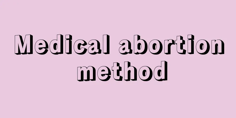 Medical abortion method