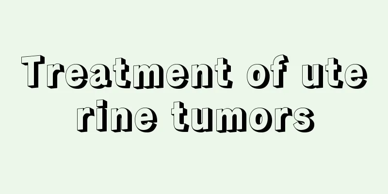 Treatment of uterine tumors