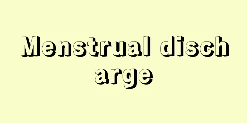 Menstrual discharge