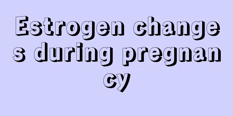 Estrogen changes during pregnancy