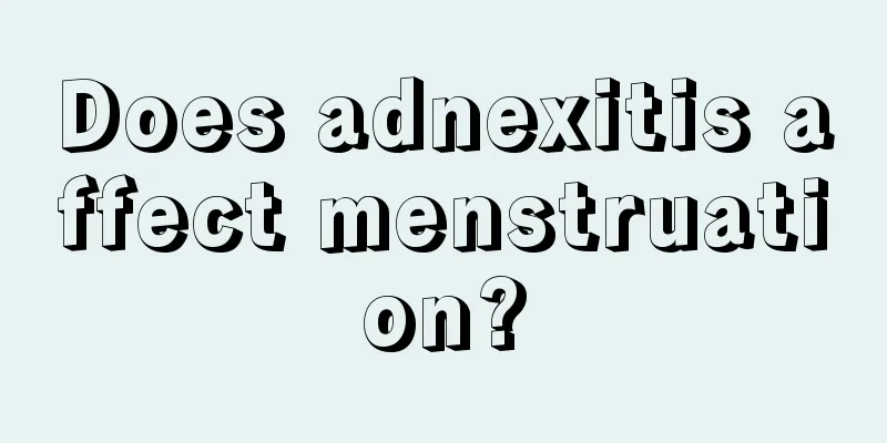 Does adnexitis affect menstruation?