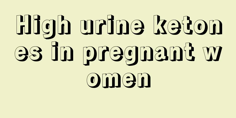 High urine ketones in pregnant women