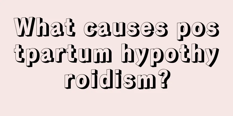 What causes postpartum hypothyroidism?