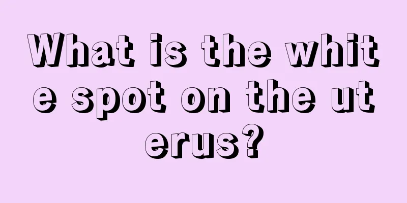 What is the white spot on the uterus?