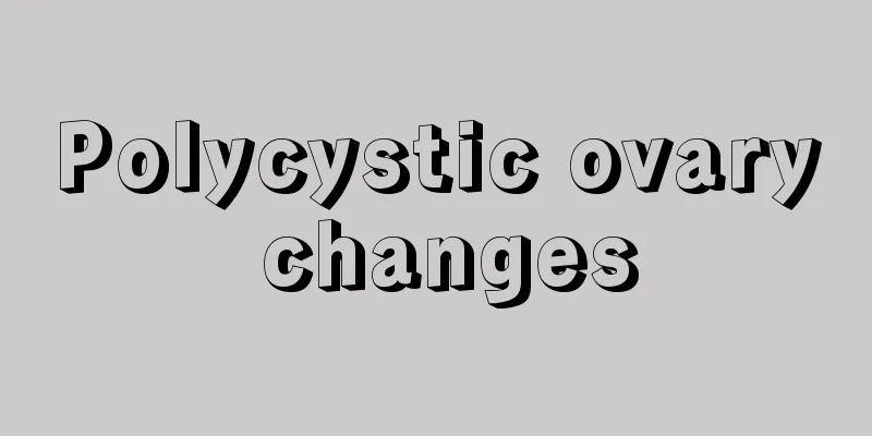 Polycystic ovary changes