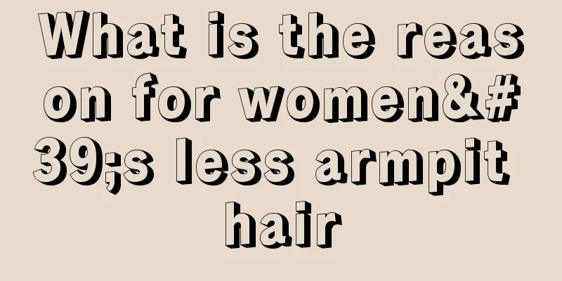 What is the reason for women's less armpit hair