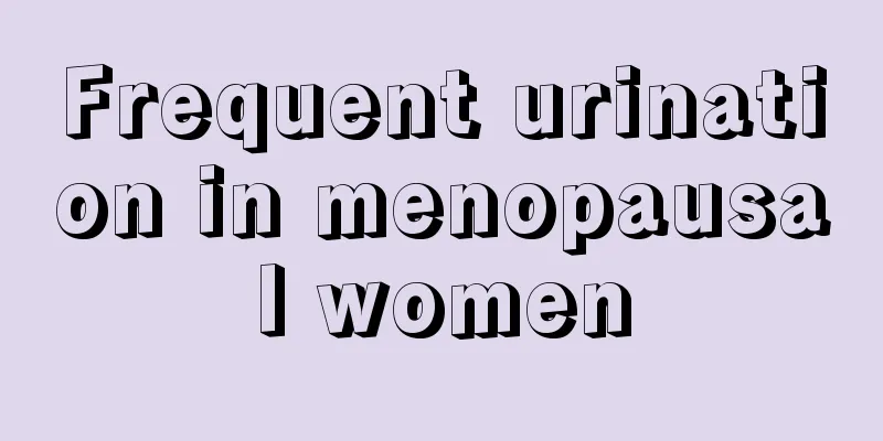 Frequent urination in menopausal women