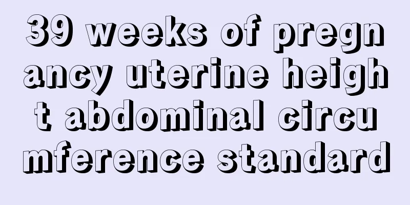 39 weeks of pregnancy uterine height abdominal circumference standard