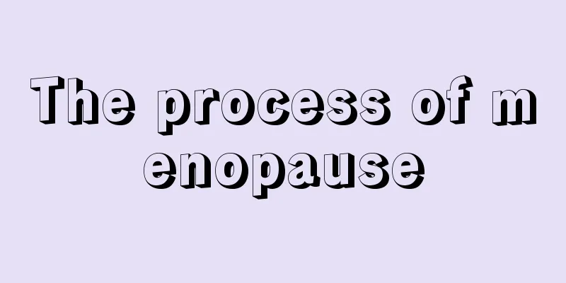 The process of menopause