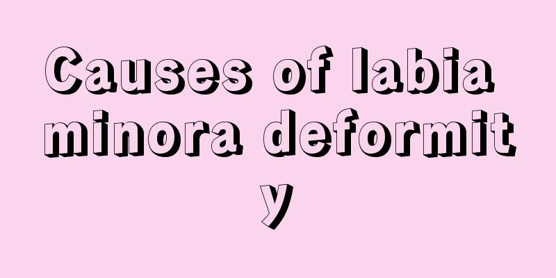 Causes of labia minora deformity