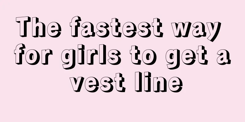 The fastest way for girls to get a vest line