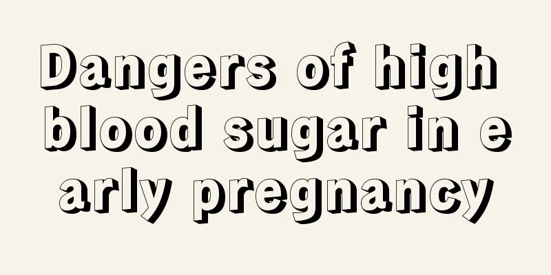 Dangers of high blood sugar in early pregnancy