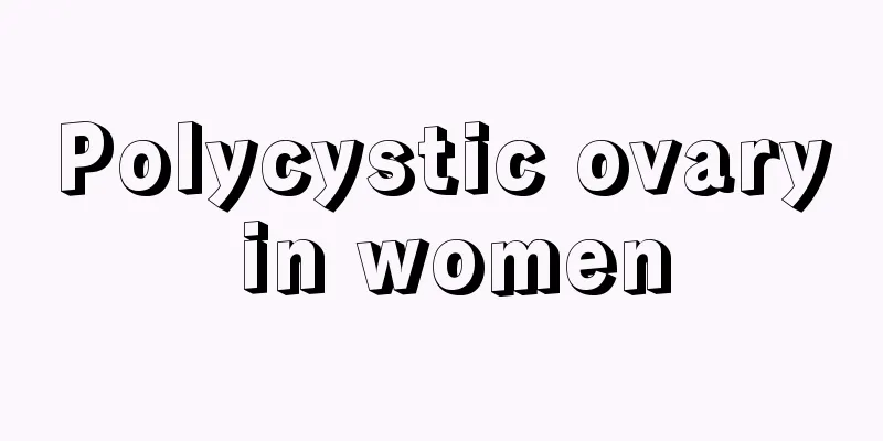 Polycystic ovary in women