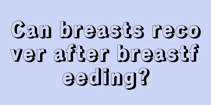 Can breasts recover after breastfeeding?