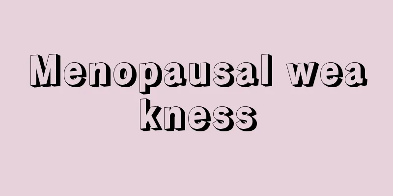 Menopausal weakness