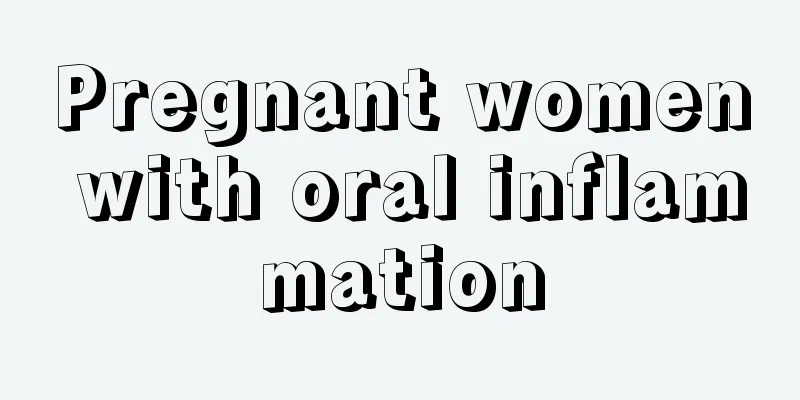 Pregnant women with oral inflammation