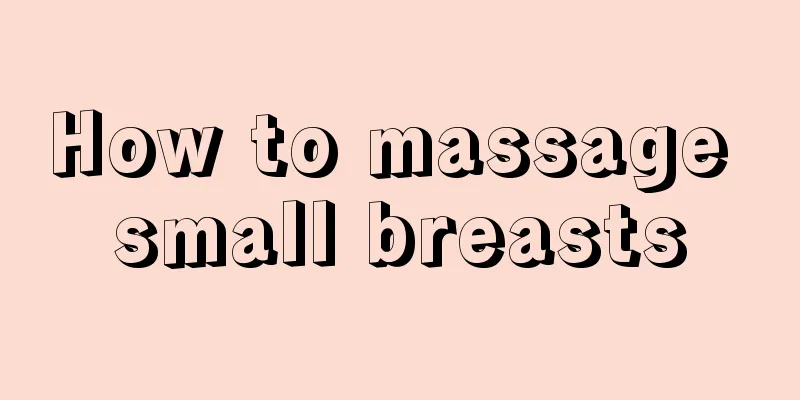 How to massage small breasts