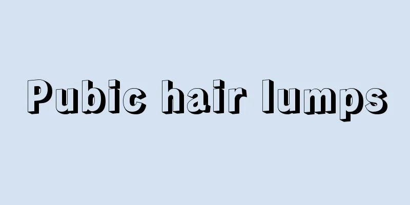 Pubic hair lumps