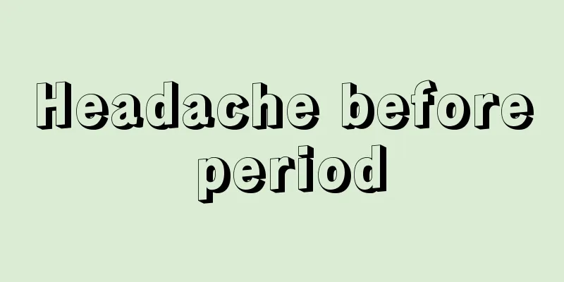 Headache before period