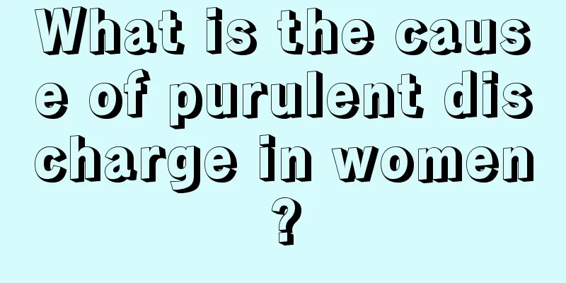 What is the cause of purulent discharge in women?