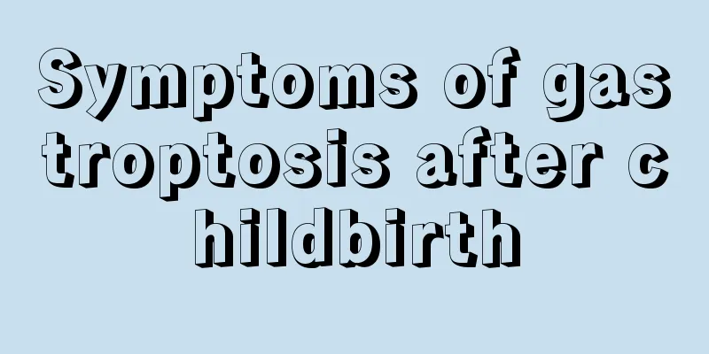 Symptoms of gastroptosis after childbirth