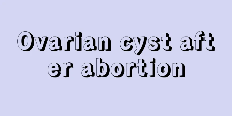 Ovarian cyst after abortion