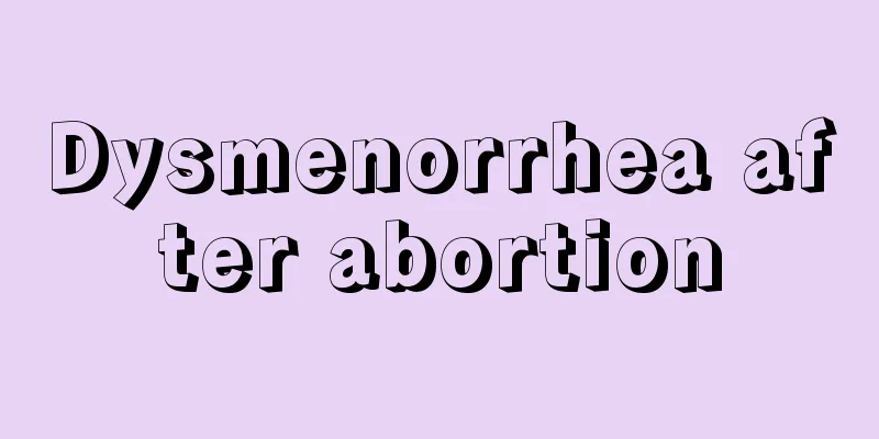 Dysmenorrhea after abortion