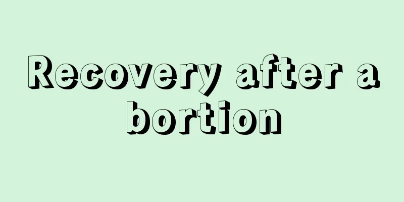 Recovery after abortion