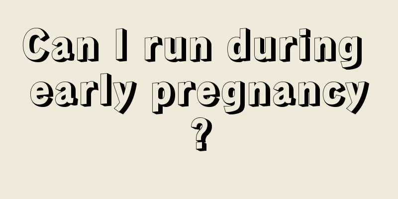 Can I run during early pregnancy?